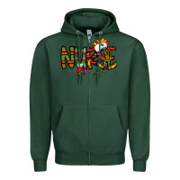 Sports Green nurse taco mexico Zipper Hoodie - CowhideDigitalArt