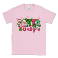 Bubblegum Pink santa baby pink christmas Classic Tee - texasbilliewilder
