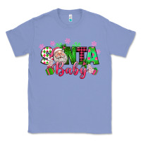 Colony Blue santa baby pink christmas Classic Tee - texasbilliewilder