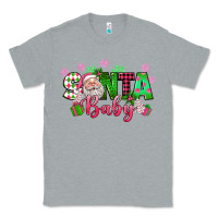 Heather Grey santa baby pink christmas Classic Tee - texasbilliewilder