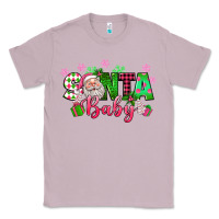 Lilac santa baby pink christmas Classic Tee - texasbilliewilder