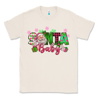 Natural santa baby pink christmas Classic Tee - texasbilliewilder