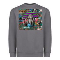 Storm easter Heavyweight Sweatshirt - CowhideDigitalArt
