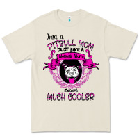 Bone I'm A Pitbull Mom Just Like A Normal Mom Premium Tee - Bettercallsaul