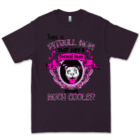 Plum I'm A Pitbull Mom Just Like A Normal Mom Premium Tee - Bettercallsaul