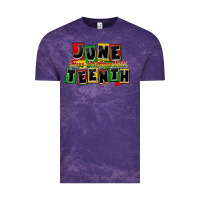 Cloud Purple juneteenth freeish since 1865 Vintage Tee - CowGirlArtShop