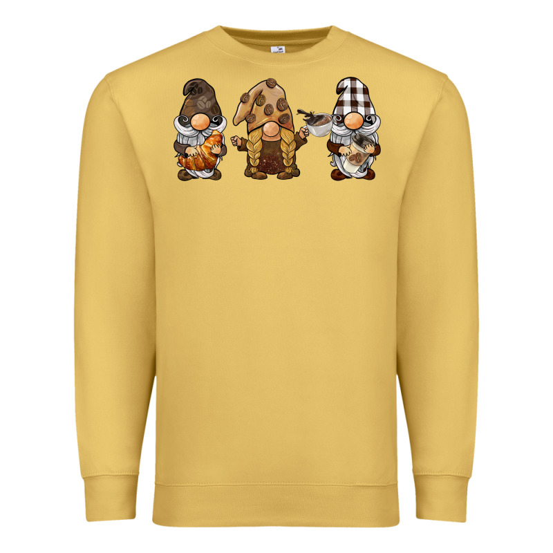 Coffee Gnomes Premium Sweatshirt by BarkalooDesign | Teevron