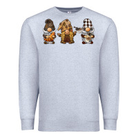 Heather Grey coffee gnomes Premium Sweatshirt - BarkalooDesign
