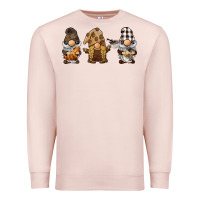 Pale Pink coffee gnomes Premium Sweatshirt - BarkalooDesign