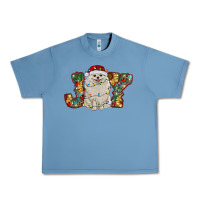 Pebble Blue pomeranian christmas joy Urban Heavy Tee - RanaPortraitStore