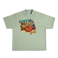 Oil Green happy fall Urban Heavy Tee - CowGirlArtShop