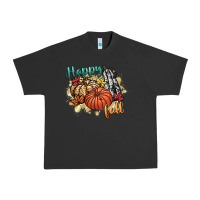 Pigment Black happy fall Urban Heavy Tee - CowGirlArtShop