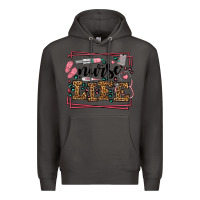 Smoke Nurse life leopard frame Premium Hoodie - LillyAllenDesigns