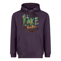 Plum lake babe Heavyweight Hoodie - BarkalooDesign