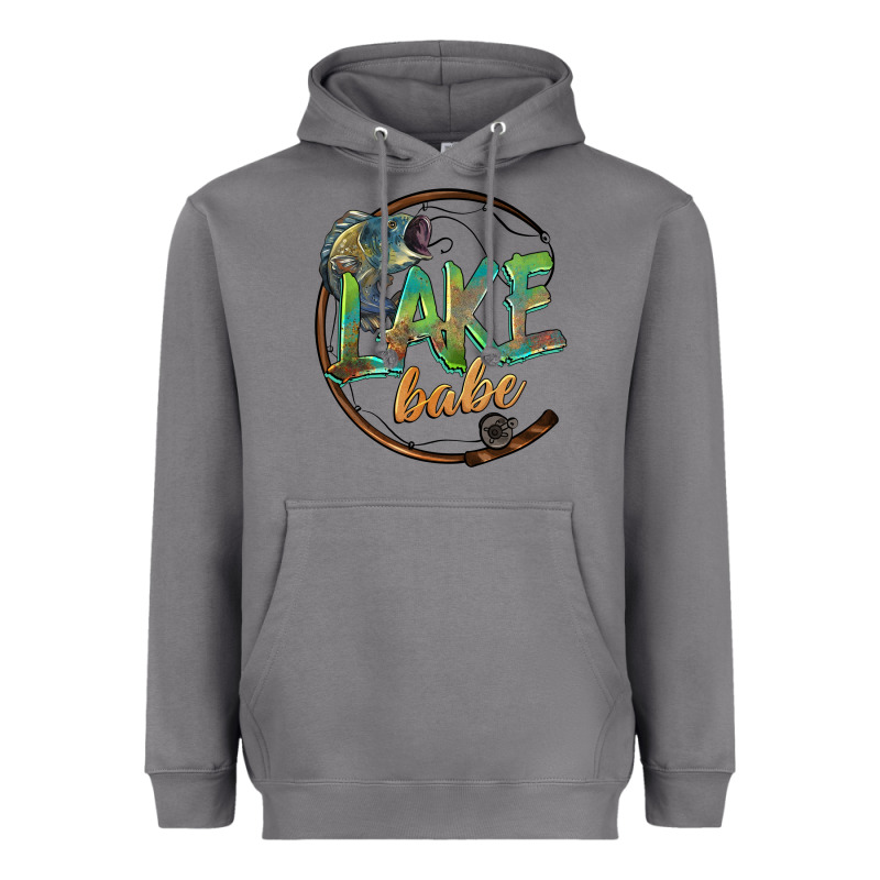 Lake Babe Heavyweight Hoodie by BarkalooDesign | Teevron