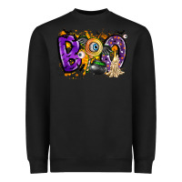 Black boo Heavyweight Sweatshirt - CowhideDigitalArt