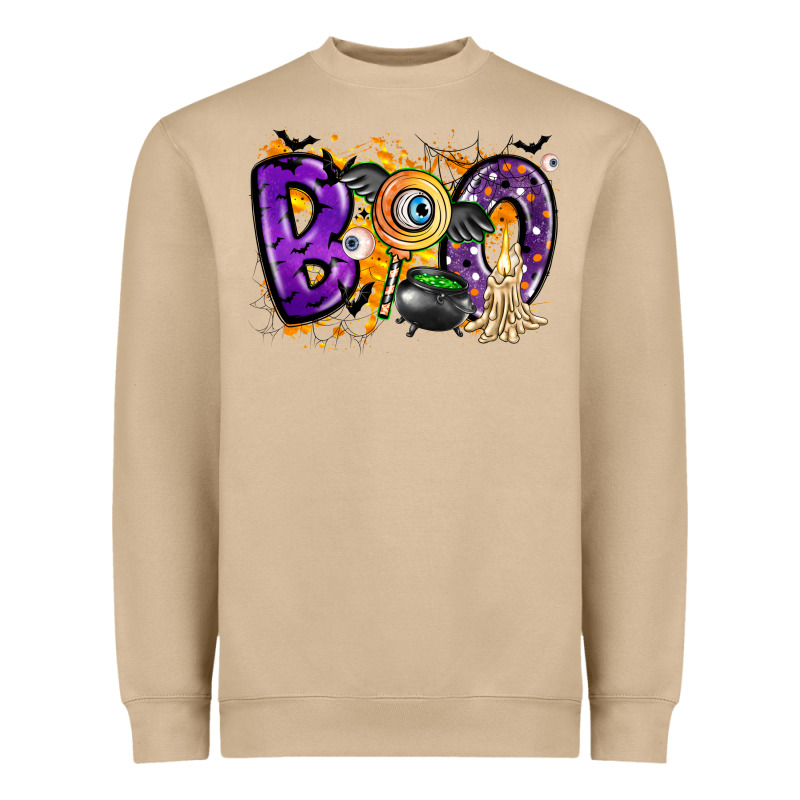 Boo Heavyweight Sweatshirt by CowhideDigitalArt | Teevron
