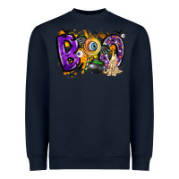 Navy boo Heavyweight Sweatshirt - CowhideDigitalArt