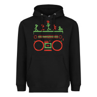 Black Check Tribe Called Quest Heavyweight Hoodie - trangStudio