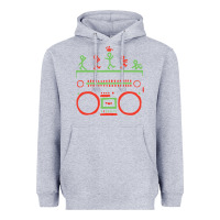 Heather Grey Check Tribe Called Quest Heavyweight Hoodie - trangStudio
