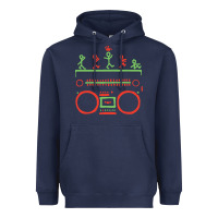 Navy Check Tribe Called Quest Heavyweight Hoodie - trangStudio