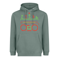 Sage Check Tribe Called Quest Heavyweight Hoodie - trangStudio