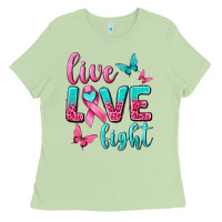 Matcha live love fight breast cancer Ladies Tee - texasbilliewilder