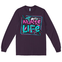 Plum nurse life olivia  (1) Long Sleeve Tee - OliviaCreatesArt
