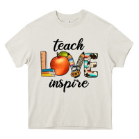 Cream teach love inspıre Heavy Core Tee - JahusDesignShop