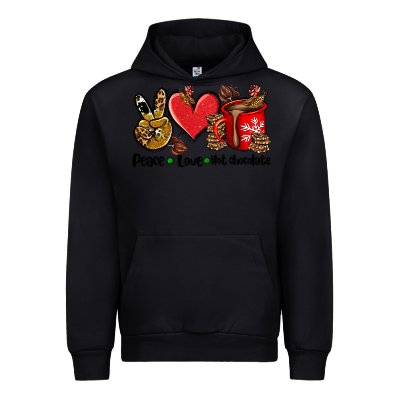Peace Love  Hot Chocolate Urban Hoodie by AdoDesignShop | Teevron