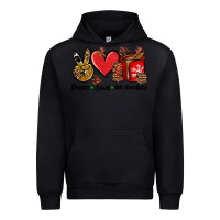 Black peace love  hot chocolate Urban Hoodie - AdoDesignShop