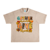 French Oak gather around and give thanks Urban Heavy Tee - CowGirlArtShop
