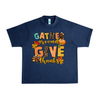 Navy gather around and give thanks Urban Heavy Tee - CowGirlArtShop