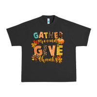 Pigment Black gather around and give thanks Urban Heavy Tee - CowGirlArtShop