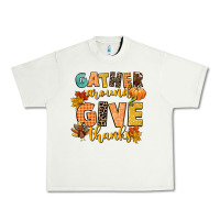 Pistachio gather around and give thanks Urban Heavy Tee - CowGirlArtShop