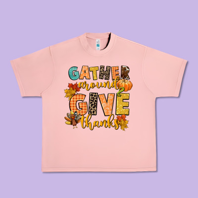 Gather Around And Give Thanks Urban Heavy Tee Designed By Cowgirlartshop