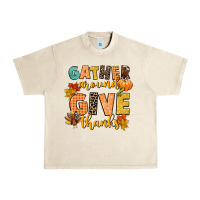 Sandshell gather around and give thanks Urban Heavy Tee - CowGirlArtShop