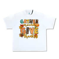 White gather around and give thanks Urban Heavy Tee - CowGirlArtShop