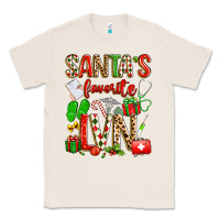 Natural santa's favorite lvn Classic Tee - texasbilliewilder