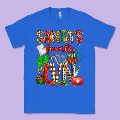 Santa's Favorite Lvn Classic Tee Designed By Texasbilliewilder