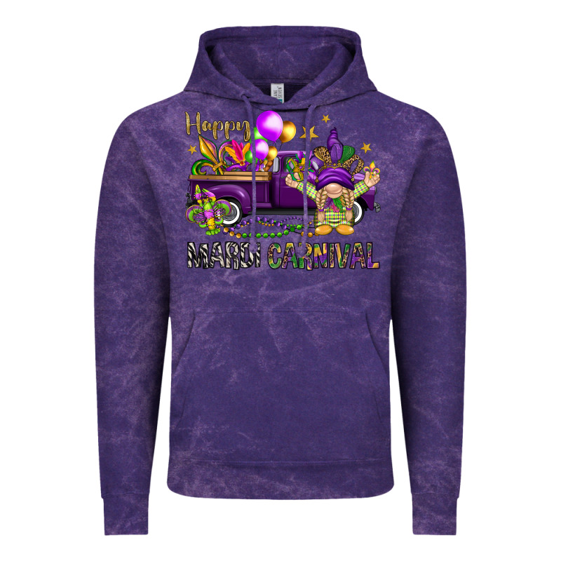 Happy Mardi Carnival With Truck Vintage Hoodie by HowdyJamesFarm | Teevron
