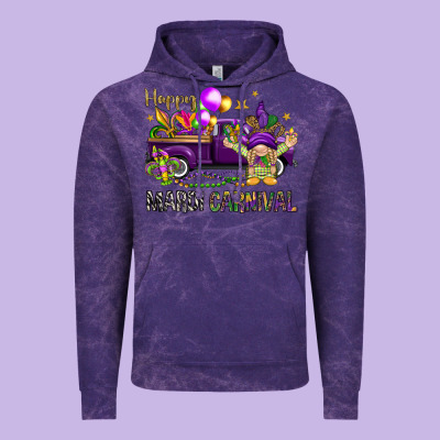 Happy Mardi Carnival With Truck Vintage Hoodie Designed By Howdyjamesfarm