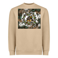 Mushroom natures circle of life Heavyweight Sweatshirt - CowhideDigitalArt