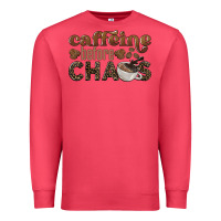 Cardinal caffeine before chaos Premium Sweatshirt - BarkalooDesign