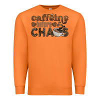 Carrot caffeine before chaos Premium Sweatshirt - BarkalooDesign
