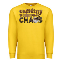 Lemon caffeine before chaos Premium Sweatshirt - BarkalooDesign
