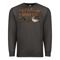 Smoke caffeine before chaos Premium Sweatshirt - BarkalooDesign