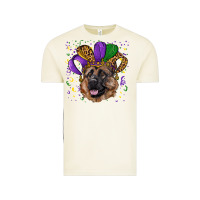 Vintage Arctic Mardi gras hat german shepherd Vintage Tee - RanaPortraitStore