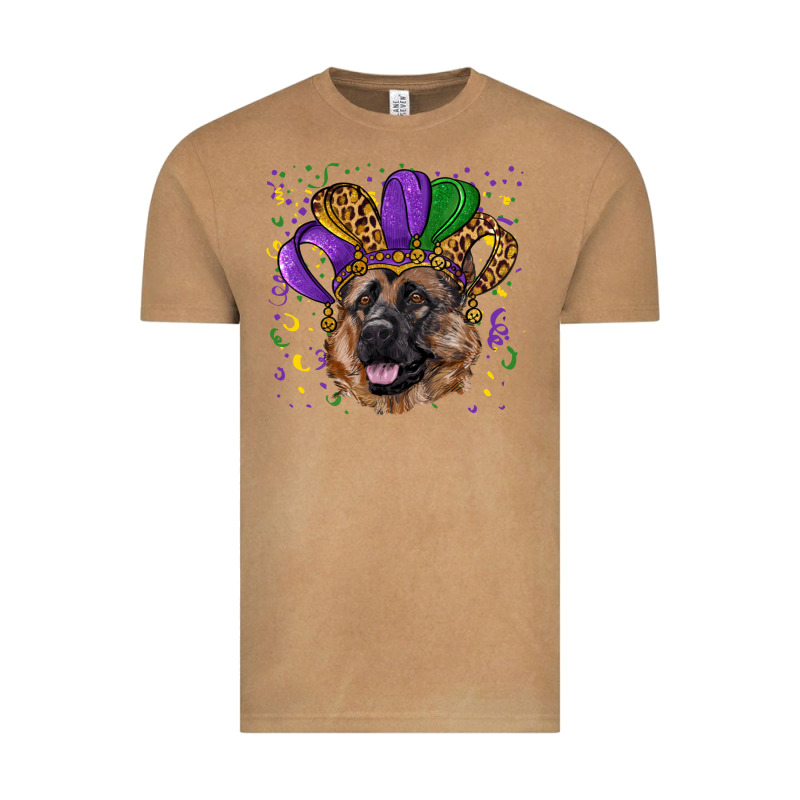 Mardi Gras Hat German Shepherd Vintage Tee by RanaPortraitStore | Teevron