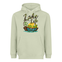 Matcha lake life floats my boat Heavyweight Hoodie - BarkalooDesign
